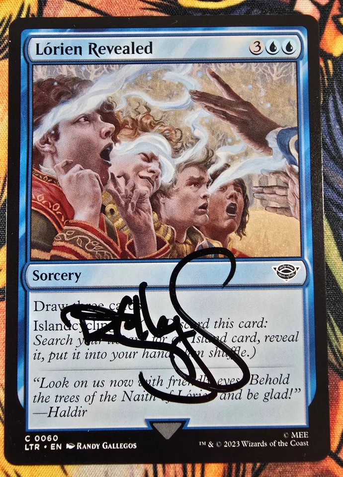 Lorien Revealed - LotR (Signed by Artist) Magic the Gathering MTG! - Image 1 of 1