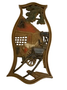 Decoración colgante de pared Burwood Products Co EE. UU. Establo de caballos  - Imagen 1 de 4