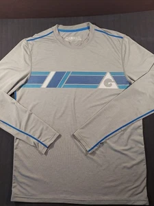 Gerry Langarm Sonnenschutz T-Shirt Herren Medium Grau & Blau Rundhals  - Bild 1 von 14