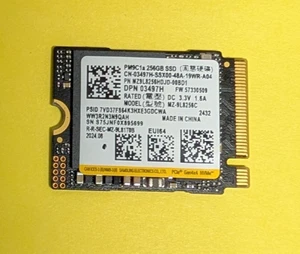OEM Dell 3497H Samsung PM9C1a MZ9L8256HDJD-00BD1 256GB SSD M.2 2230 NVMe PCIe x4 - Picture 1 of 2
