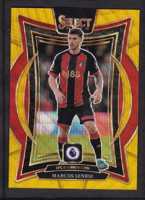 2024-25 MARCOS SENESI 06/10 PANINI SELECT PREMIER LEAGUE TERRACE WAVE GOLD - Image 1 of 2