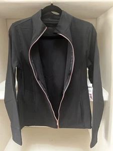 Jessica Simpson Black Fitted Full Zip Jacket new W/tags large - Picture 1 of 8