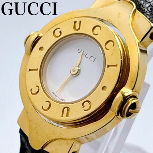 358 GUCCI Bracciale Orologio Girare Quadrante Oro