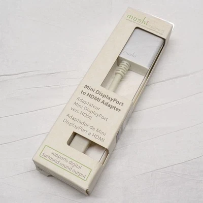 НОВЫЙ подлинный адаптер Moshi Connect Mini DisplayPort на HDMI 99MO023203 - Изображение 1 из 4