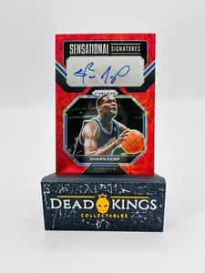 2022-23 Panini Prizm NBA - Shawn Kemp - Sensational Signatures Red Choice Auto - Picture 1 of 2