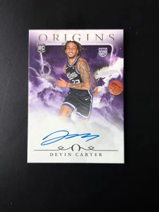 2024-25 Origins Devin Carter Rookie On Card Auto #RA-DCK Kings RC - Picture 1 of 2