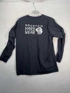 Mountain Hardwear T-Shirt Men's XL Black Long Sleeve Crewneck Outdoors Hiking - Picture 1 of 8