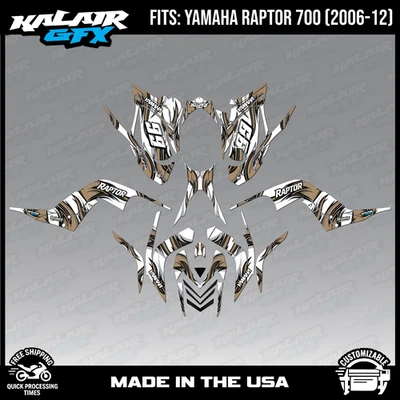Graphics Kit for YAMAHA RAPTOR 700 (06-12) 16 MIL  Swift Series - Tan - Image 1 of 4