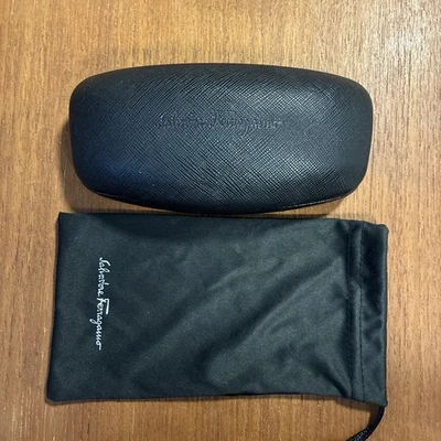 Auténtico Salvatore Ferragamo Estuche Rígido Solo Gafas Gafas Estuche Cubierta Foto 1 de 4