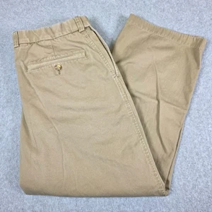 Duluth Trading Co. Khaki Pants 38x30 Beige Straight Leg Chino Adjustable Waist - Picture 1 of 9