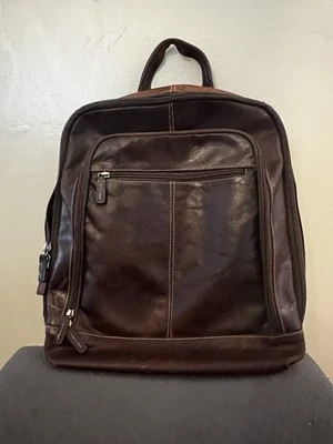 Mochila Jack Georges Voyager Medium Tech Cuero Marrón * leer descripción  Foto 1 de 4