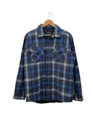 pendleton shadow plaid wool shirt QUILTED LINING  - Image 1 of 4