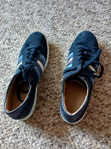 Switch trainer Hotter, nvy blue with a stripe, size 9, EWF - Picture 1 of 5