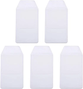 5 Stück weißer Taschenschutz für Krankenhaus Büro Stift Lecks, PVC weiß - Bild 1 von 6