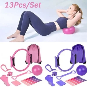 13 Stück Pilates Ball Set Widerstandsbänder & mehr perfekt und Ausrüstung für Zuhause - Bild 1 von 16