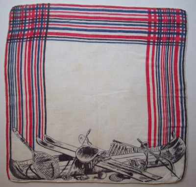 Deportes al aire libre actividades camping novedad diseñador?  Pañuelo vintage Hanky Foto 1 de 2