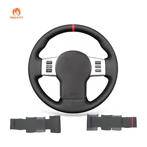 MEWANT Embossed PU Leather Steering Wheel Cover for Nissan Frontier Pathfinder - Picture 1 of 11