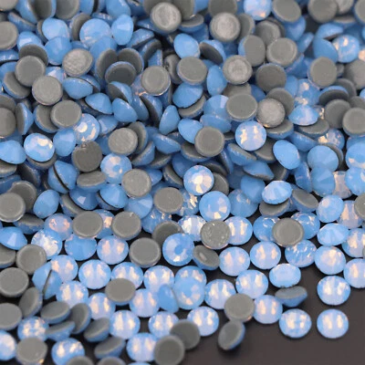 Piedras de imitación de cristal de pedrería Hot Fix hierro en respaldo plano piedras Hotfix transparentes Foto 1 de 4