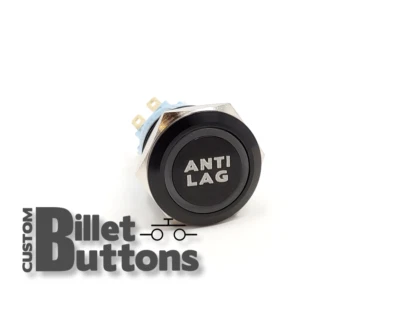 ANTILAG ALS 激光蚀刻坯按钮 12V LED 汽车摩托车赛车 — 第 1/4 张图片