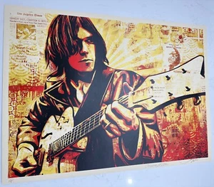 SHEPARD FAIREY - Neil Young Canvas - 2010 - AP - Crazy Horse - OBEY GIANT - Picture 1 of 7