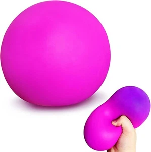 Giant Stress Balls Squishy Toys for Adults and Kids Prizes, 4-Inch Jumbo Squeeze - Picture 1 of 1