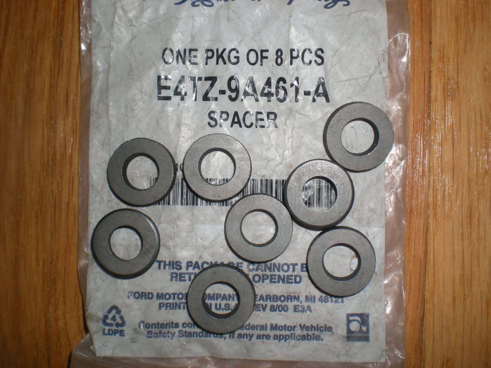 NOS 1983 - 1987 FORD F250 F350 DIESEL 420 V8 EXHAUST MANIFOLD SPACERS - Image 1 of 1