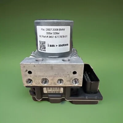 Módulo de bomba de freno ABS reacondicionado 2007 2008 BMW 335xi 328xi | 3451 6777878-01 Foto 1 de 4