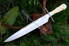 Custom Made Hand Forged 5160 Spring Steel All Solid Samuel Bell's BOWIE Replica