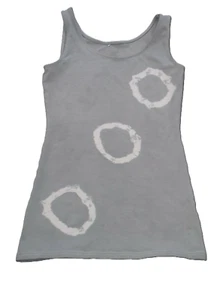 LADIES FIT TIE DYE SUMMER VEST TOP TANK GREY MIX SIZE 10 WOMENS BOHO GT1-10 - Picture 1 of 2