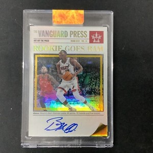 2017-18 Panini Vanguard Bam Adebayo RC Auto Rookie Press 4/10 Heat