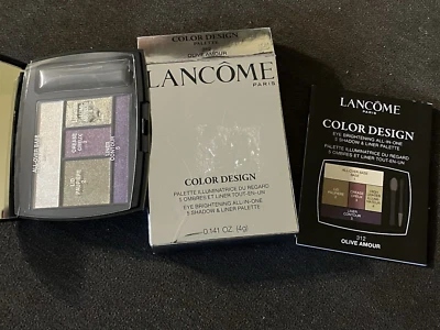 Lancome Color Design Palette All-In-One 5 shadow liner 312 Olive Amour NIB - Image 1 of 2