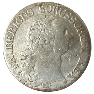1773 A Prussia German State 1/3 Reichsthaler Silver Coin Frederick II # 1252 - Image 1 of 4