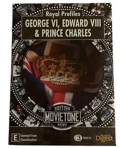 NEW Royal Profiles DVD George VI Edward VIIl & Prince Charles 3-DISC All Regions - Picture 1 of 4