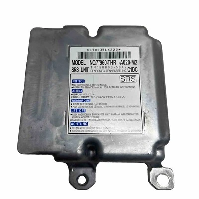 2018-2020 Honda Odyssey SRS Control Unit 77960-THR-A020-M2 - Image 1 of 4