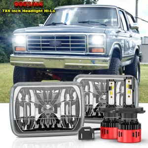 Fit Ford Bronco 78-1986 DOT 5x7" 7x6 inch LED Headlight Bulb Hi-LOW Beam light - Picture 1 of 12