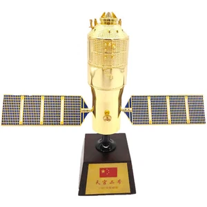 1/80 Tiangong n.2 veicolo spaziale in lega nave spaziale satellite lungo marzo modello razzo - Foto 1 di 10