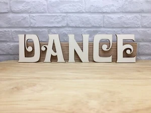 5cm (50mm) High Wooden Laser Cut Uppercase Letters and Numbers, 3mm, 6mm, 9mm - Picture 1 of 39