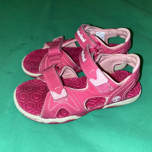 Girls Pink Timberland Adventure Seeker Sandal Size 11 (G1)