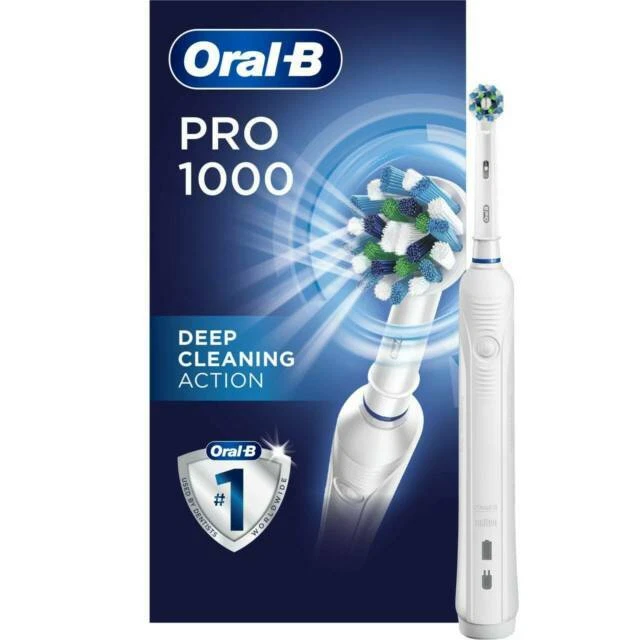 Oral-B Pro 1000 3d CrossAction Rechargeable Electric Toothbrush