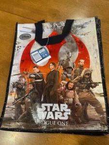 Disney Star Wars wiederverwendbare Tragetasche, Rogue One, Vintage Star Wars Figuren-Neu mit Etikett - Bild 1 von 14