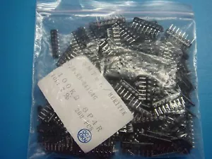 (200) MERITEK RB04104G 100K Ohm 2% 8 PIN SIP 4R THICK FILM RESISTOR NETWORK - Picture 1 of 5