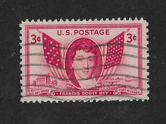USA 1948 - Honoring FRANCIS SCOTT KEY (Star Spangled Banner) SG 959 - Fine used - Image 1 of 1