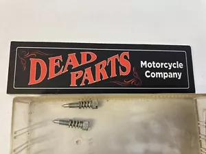 Harley NOS Aermacchi pair 27628-65P carb idle screw w/ 27629-65P spring - Picture 1 of 1