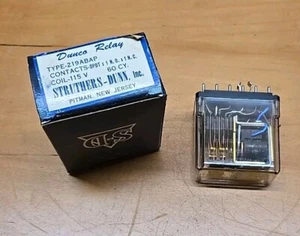 NEU IM KARTON Federbein Dunn 219ABAP 115-125VDC Relais BIN45 - Bild 1 von 5