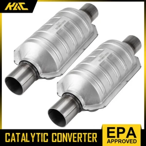 Par convertidor catalítico universal de 2" para acero inoxidable soldado aprobado por la EPA - Imagen 1 de 11