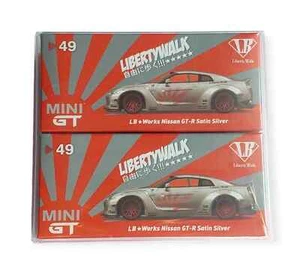 Lot of TSM Mini GT 49 Liberty Walk LB Works Nissan GT-R R35 Collection 1:64 - Picture 1 of 1