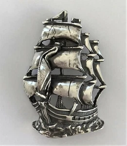 ATOCHA Pendant Ship Galleon 925 Sterling Sunken Treasure Shipwreck Jewelry - Picture 1 of 8