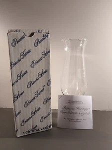 Princess House Vintage #438 Heritage Handblown Crystal Vase w/ Box - Picture 1 of 9