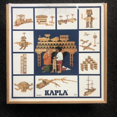 KAPLA 100 piezas de bloques de construcción de madera y juego de 40 piezas de bonificación gratis Foto 1 de 4