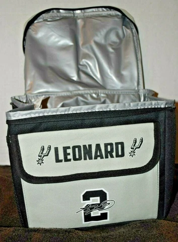 San Antonio Spurs Leonard Lunch Box Soft Sided holds a 12 12oz Cans NWT Cover